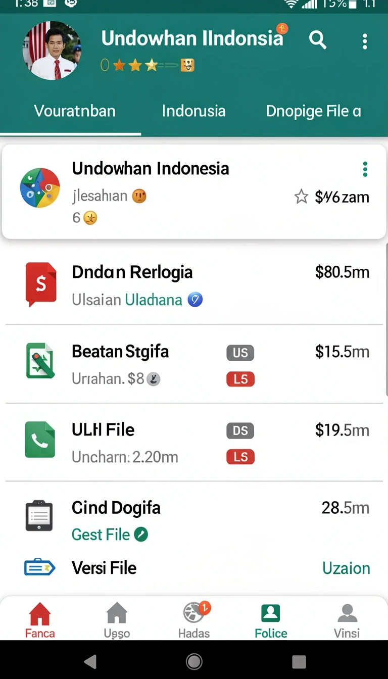 Beragam pilihan permainan menarik dalam aplikasi Download ri889 APK untuk Android.