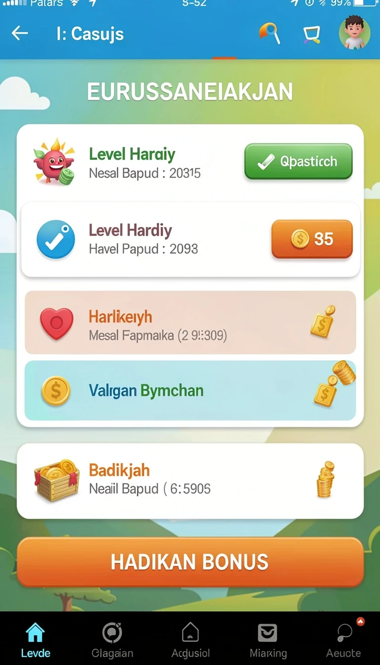 Beragam pilihan permainan menarik dalam aplikasi Download raja9 APK untuk Android.