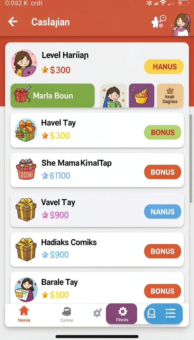 Beragam pilihan permainan menarik dalam aplikasi Download 555zk APK Terbaru Full Version.