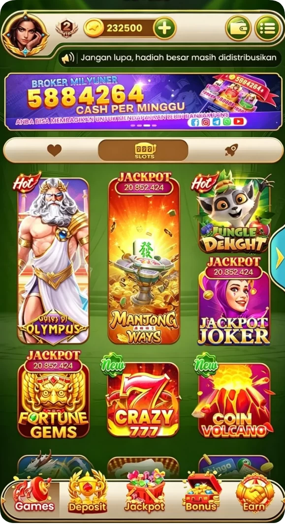 Beragam pilihan permainan menarik dalam aplikasi Aplikasi mega111 Paling Baru untuk Android.