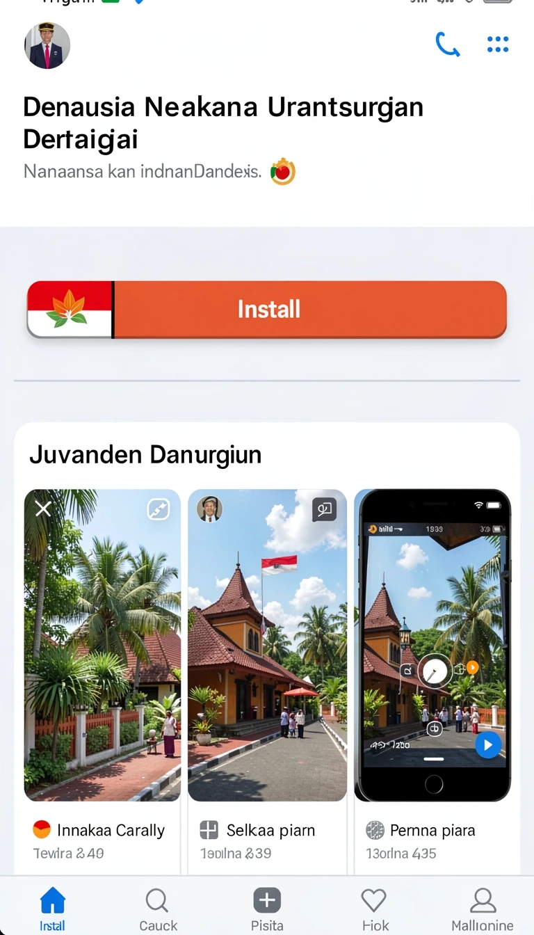 Beragam pilihan permainan menarik dalam aplikasi marquee APK Full Version untuk Android.